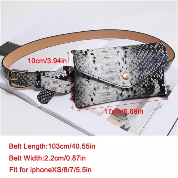 Wrap Me ‘Round Snake Print Bag - Picture 3 of 4